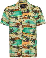 AOP Shirt Tropical Sea, King Kerosin, Kortärmad tröja